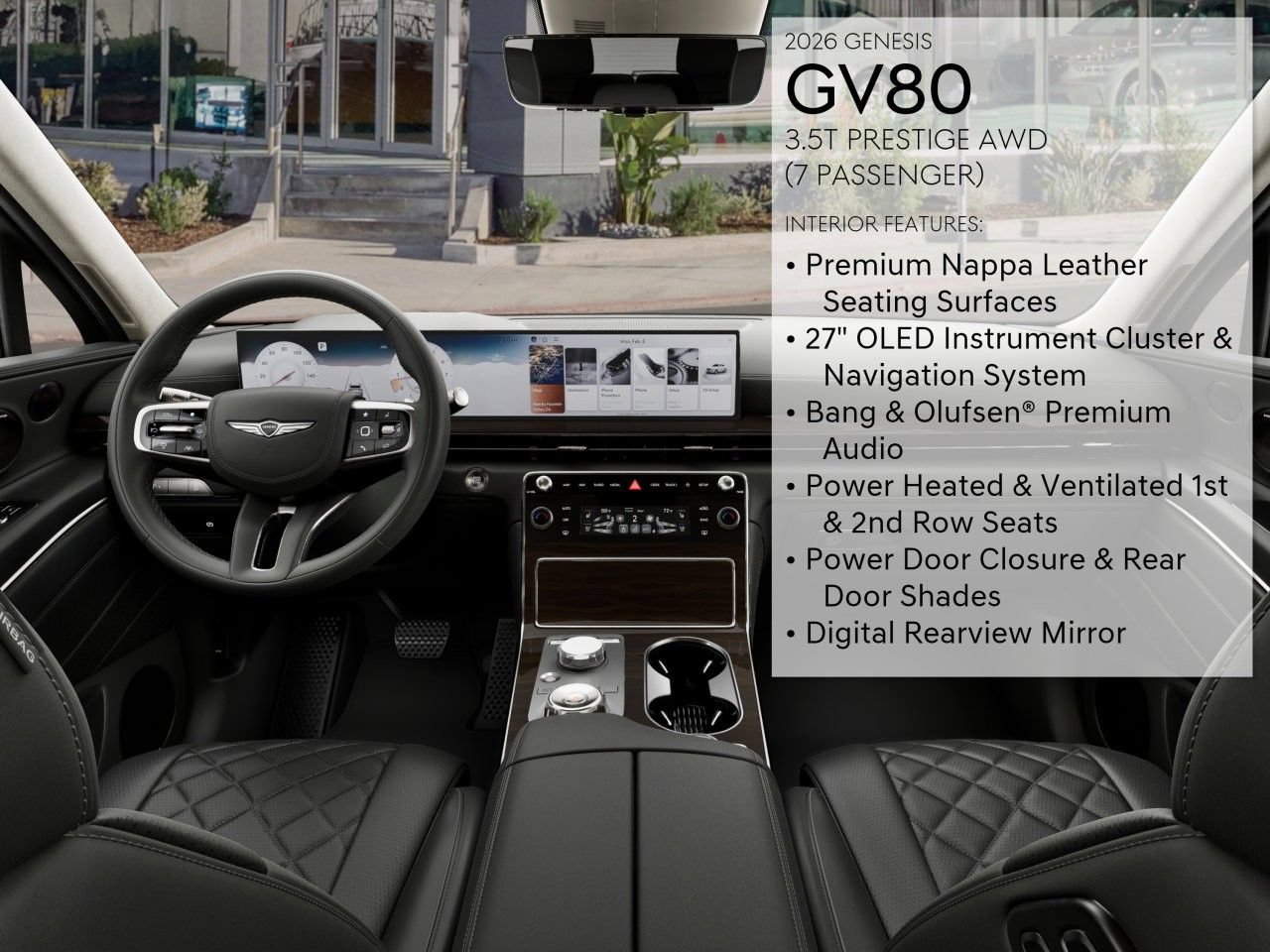 New 2026 Genesis GV80 3.5T Prestige AWD/4WD image 21