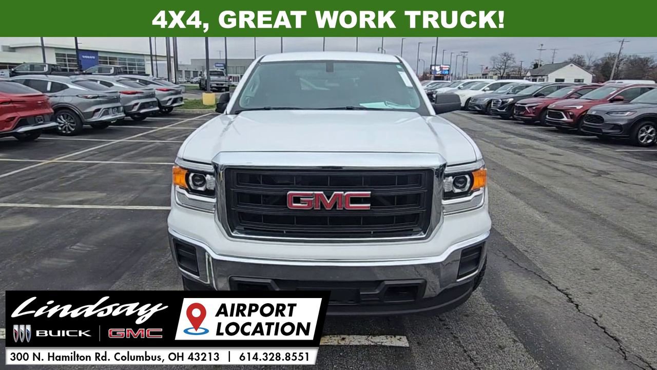 Used 2015 GMC Sierra 1500 4x4 Regular Cab w/ Snow Plow Prep Package image 3