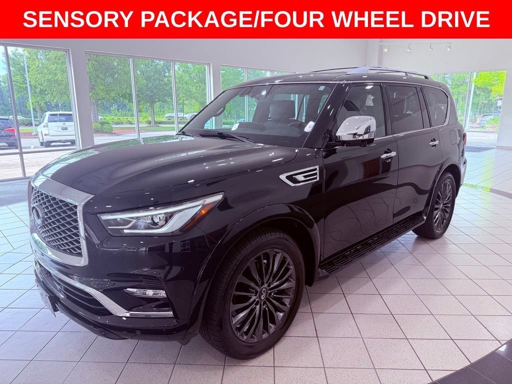 Used 2023 INFINITI QX80 Sensory w/ Cargo Package AWD/4WD image 3