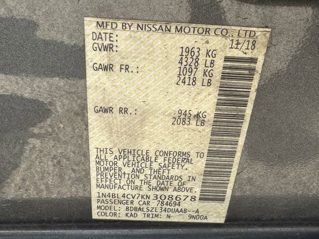 Used 2019 Nissan Altima 2.5 SR w/ SR Premium Package FWD image 32