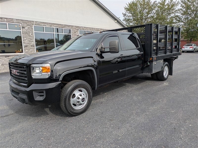 Used 2015 GMC Sierra 3500 4x4 Crew Cab w/ Snow Plow Prep Package