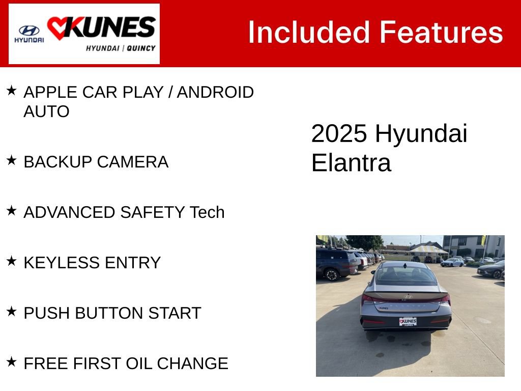 Used 2025 Hyundai Elantra Sport w/ Cargo Package FWD image 2