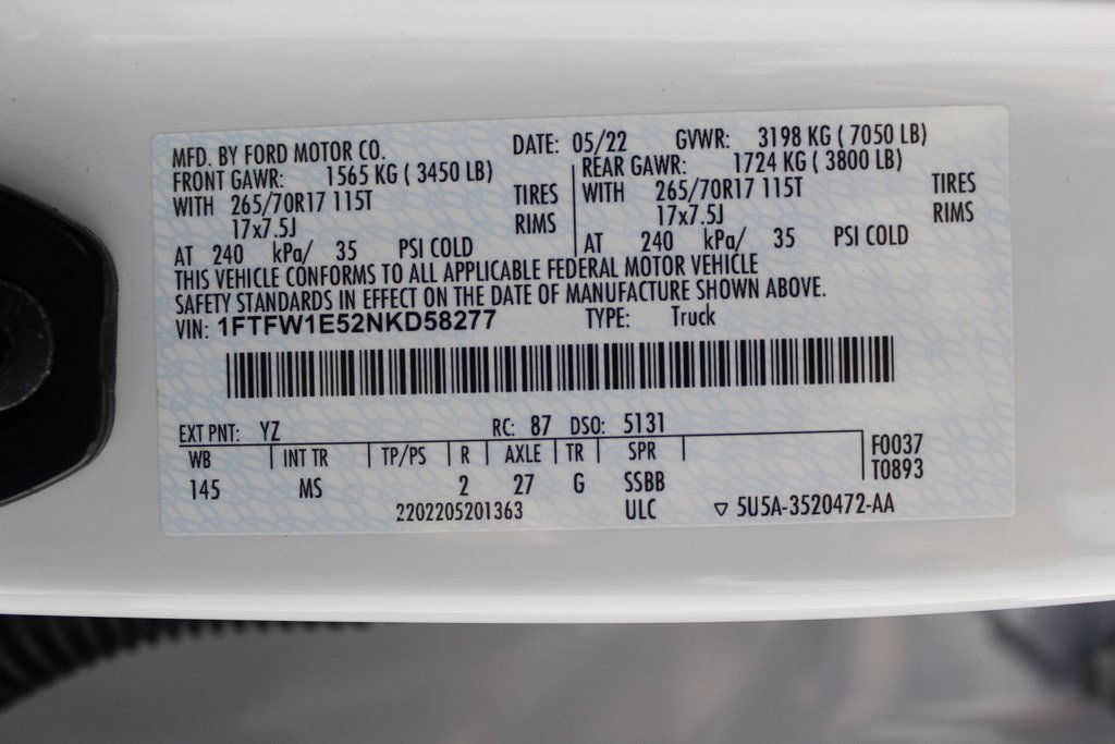 Used 2022 Ford F150 XLT w/ Equipment Group 301A Mid image 24