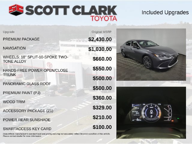 Used 2025 Lexus ES 350 w/ Premium Package FWD image 8