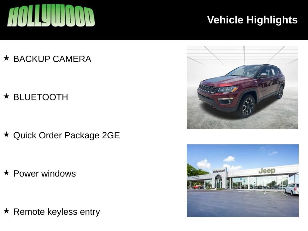 Used 2021 Jeep Compass Trailhawk AWD/4WD image 3