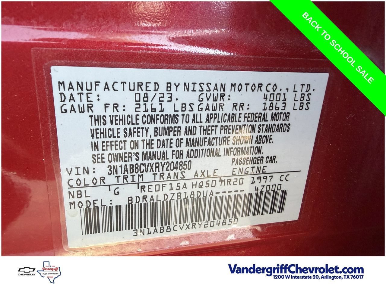 Used 2024 Nissan Sentra SV w/ Trunk Package FWD image 25