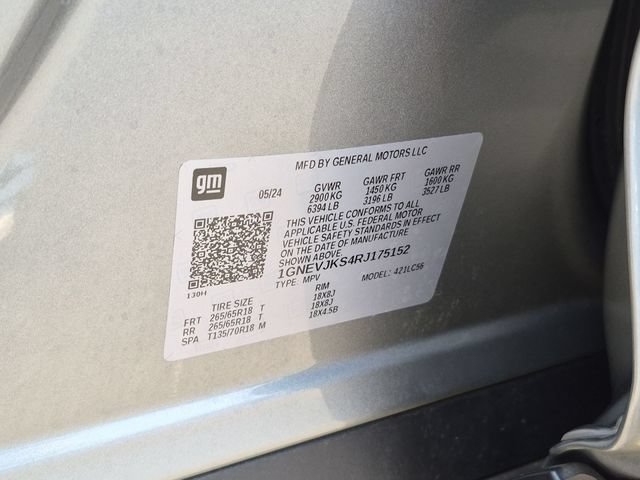 Used 2024 Chevrolet Traverse Z71 w/ LPO, Floor Liner Package AWD/4WD image 37