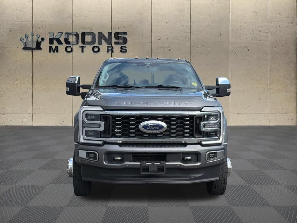 Used 2024 Ford F450 Limited w/ Snow Plow Prep Package AWD/4WD video 3