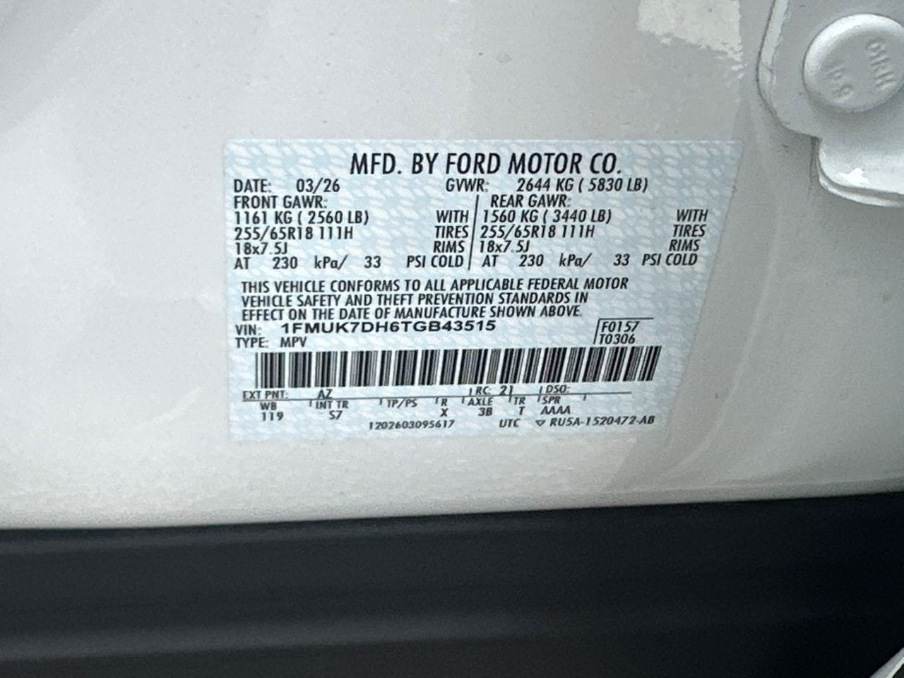 New 2026 Ford Explorer Active w/ Active Comfort Package RWD image 32