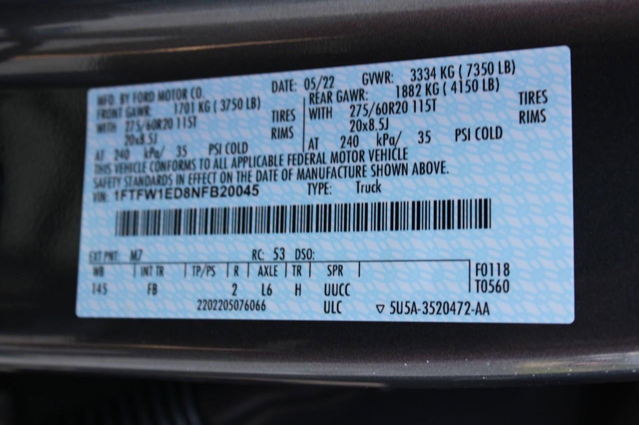 New 2022 Ford F150 XLT w/ XLT Black Appearance Package image 22