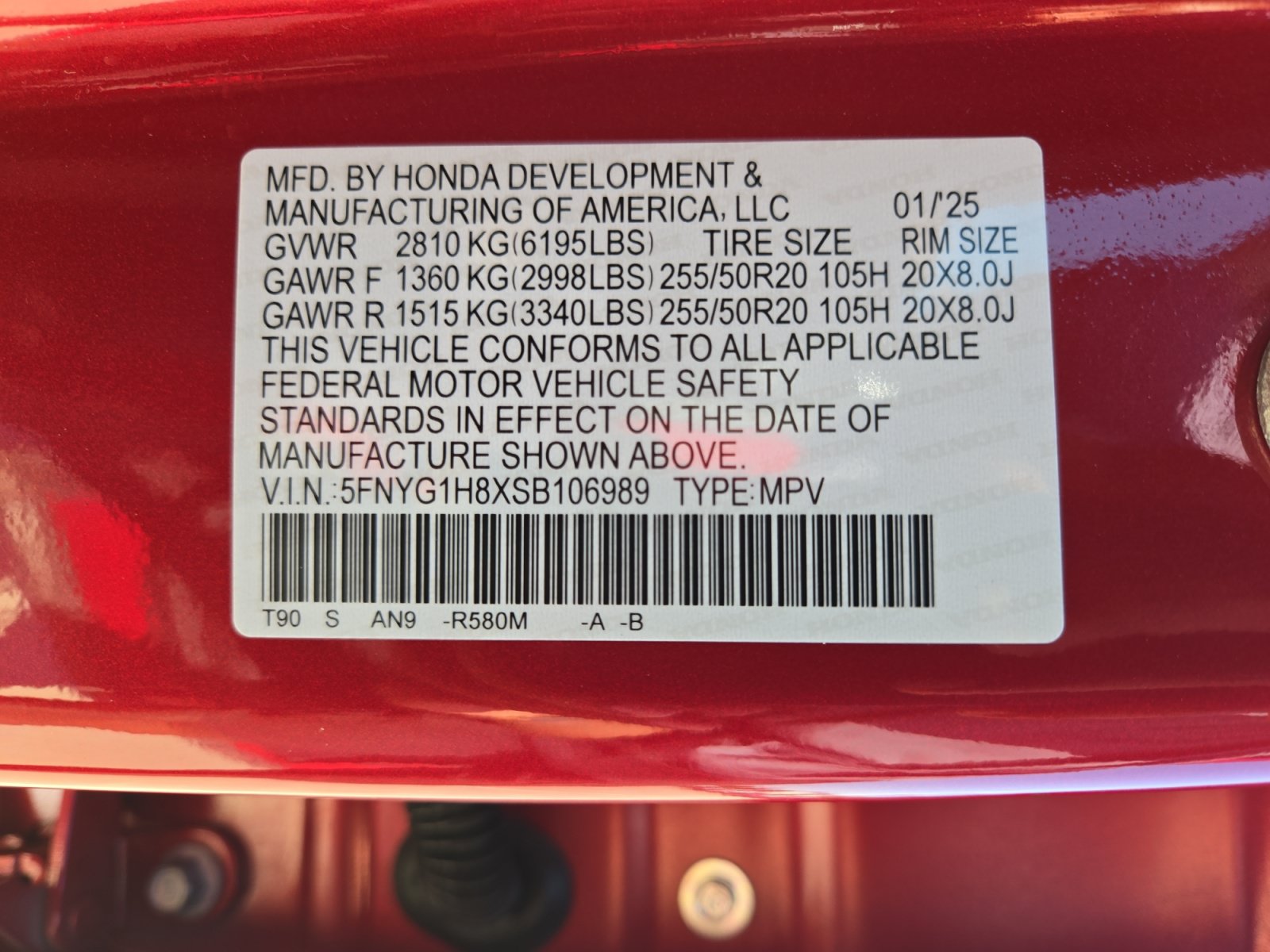 Certified 2025 Honda Pilot Elite image 24