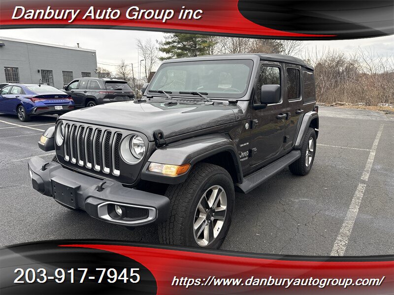 Used 2022 Jeep Wrangler Unlimited Sahara w/ Cold Weather Group AWD/4WD image 1