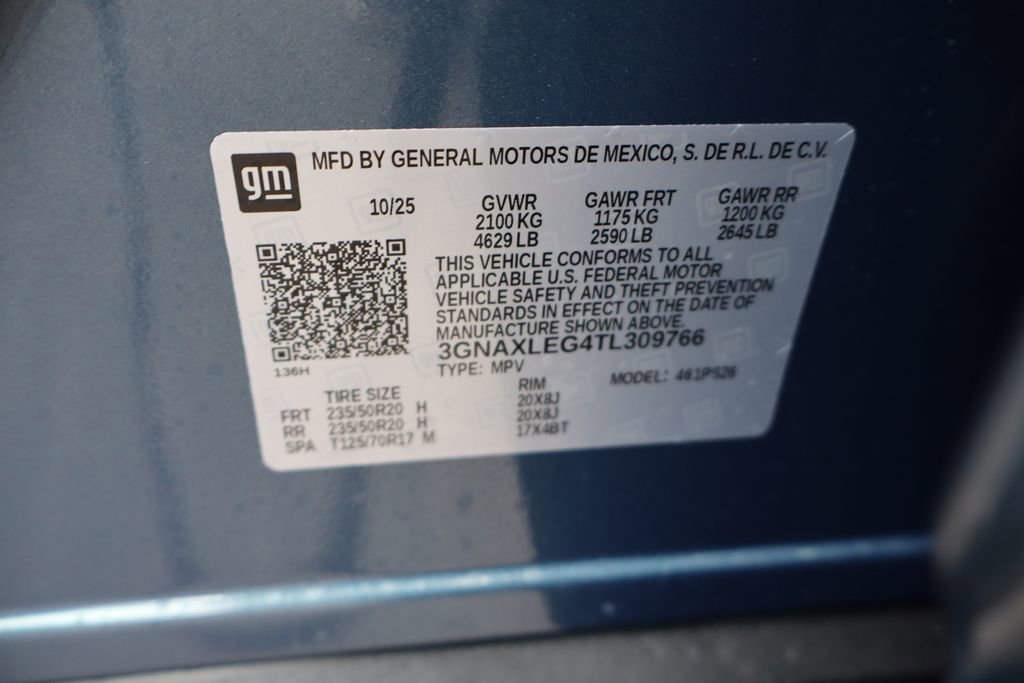 New 2026 Chevrolet Equinox RS image 46