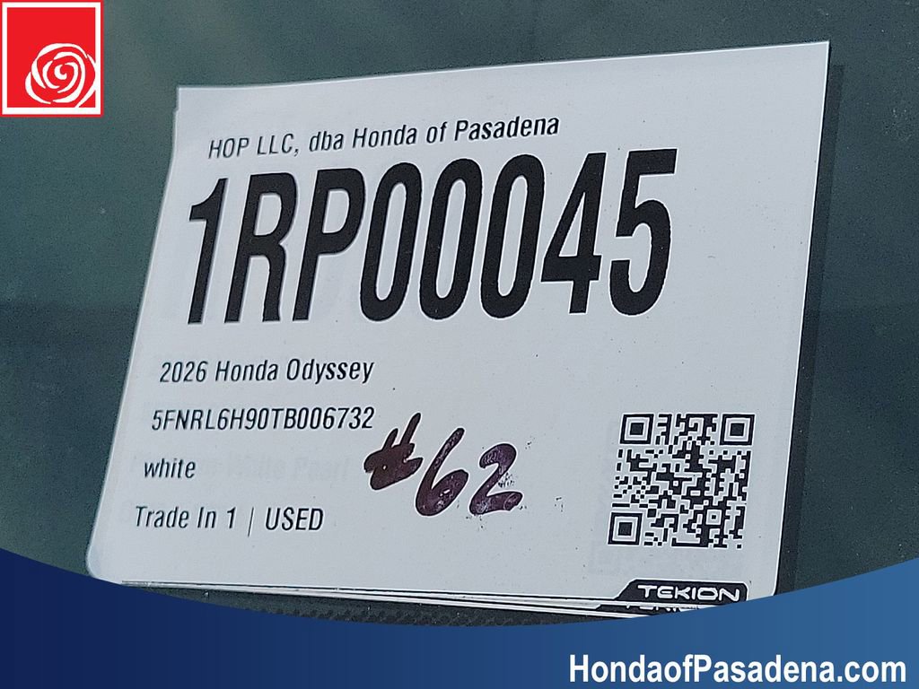 Certified 2026 Honda Odyssey Elite image 32