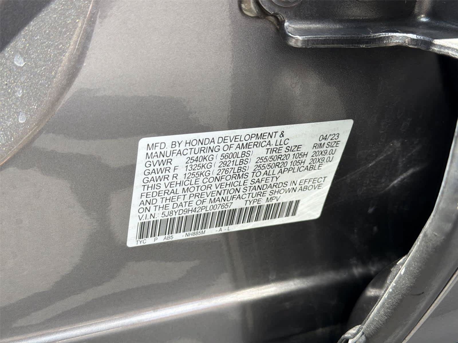 Certified 2023 Acura MDX FWD w/ Technology Package image 23