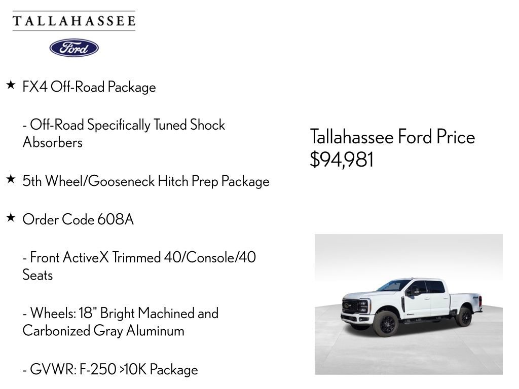 Used 2026 Ford F250 Lariat w/ Black Appearance Package image 14