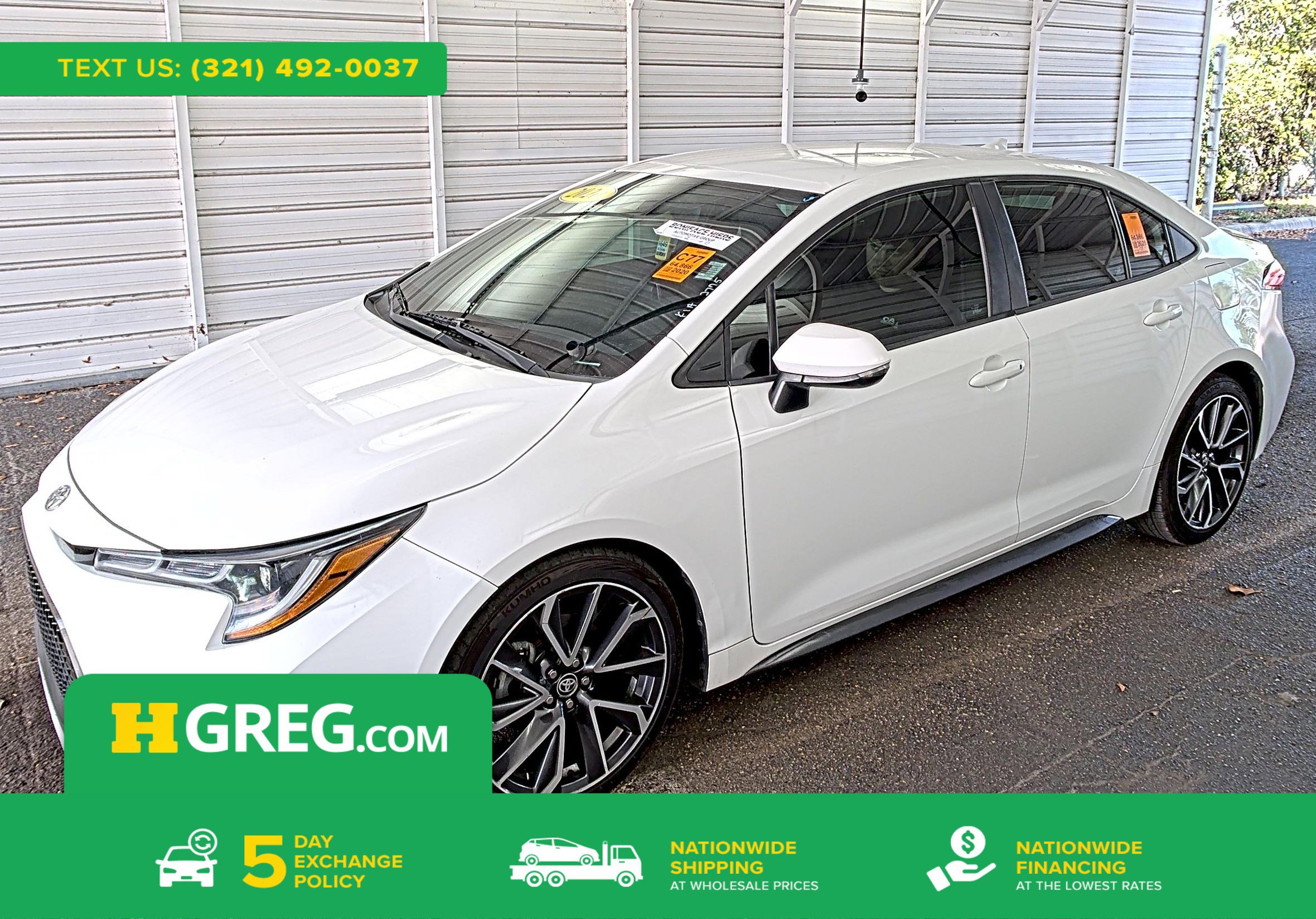 Used 2020 Toyota Corolla SE FWD image 1