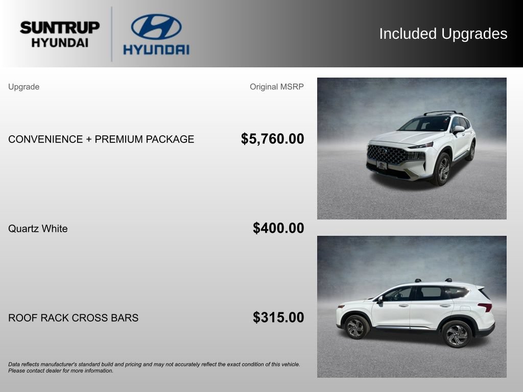 Used 2022 Hyundai Santa Fe SEL w/ Convenience + Premium Package FWD image 2