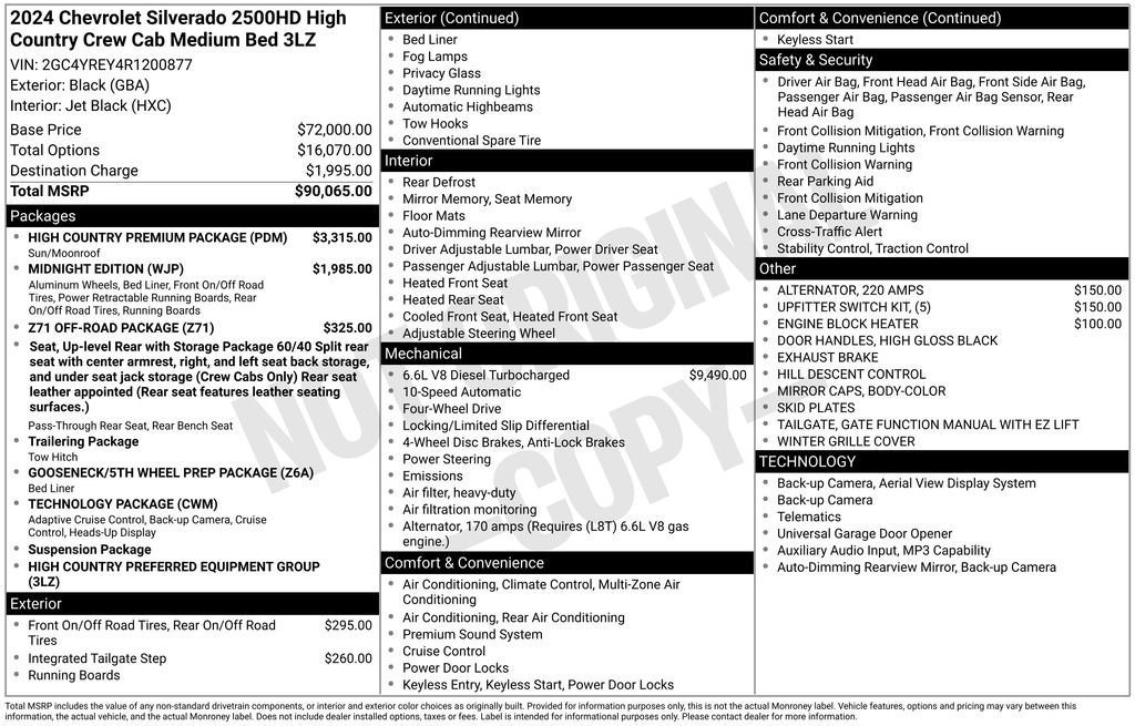 Certified 2024 Chevrolet Silverado 2500 High Country w/ High Country Premium Package image 44