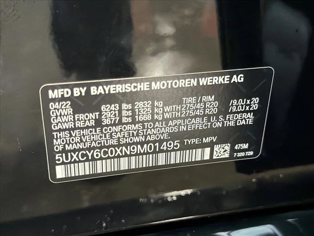 Used 2022 BMW X6 xDrive40i w/ M Sport Package AWD/4WD image 28