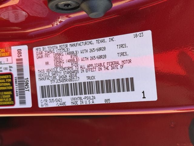 Used 2024 Toyota Tundra Limited RWD image 39