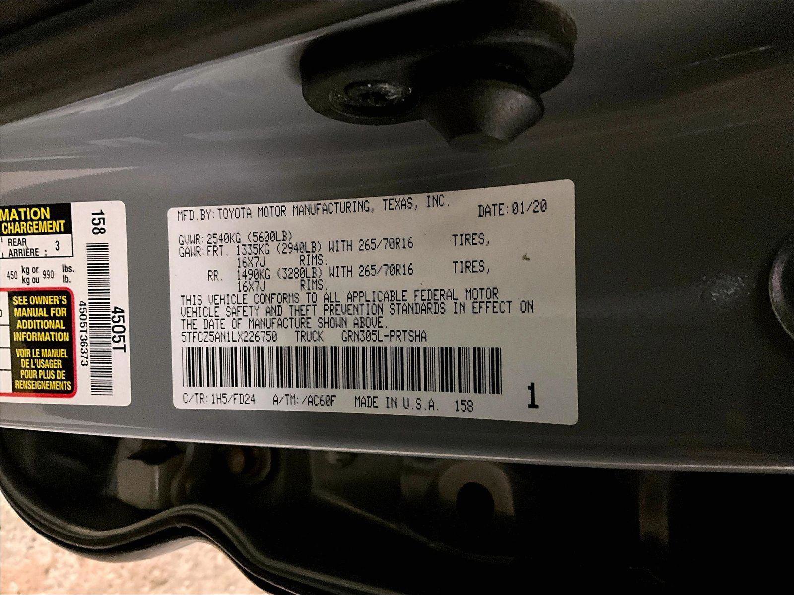 Used 2020 Toyota Tacoma TRD Off-Road AWD/4WD image 34