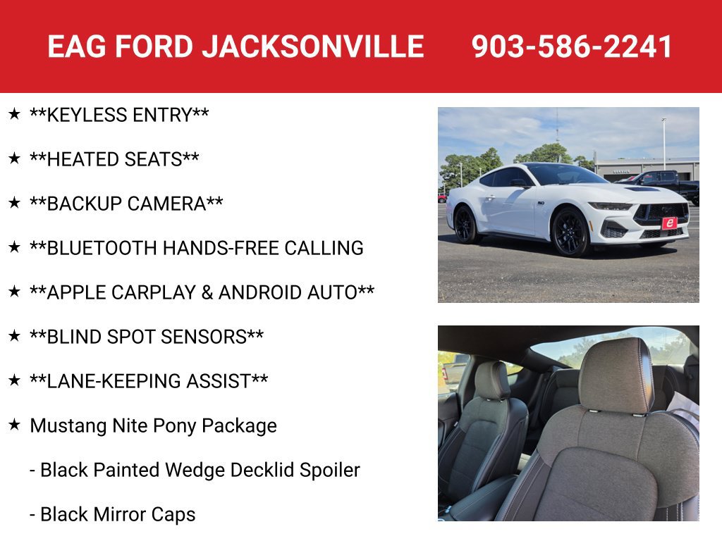 Used 2026 Ford Mustang GT w/ Mustang Nite Pony Package RWD image 4