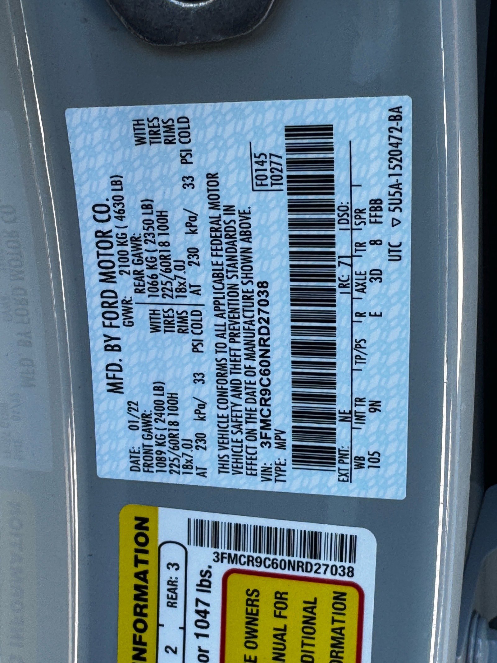 Used 2022 Ford Bronco Sport Outer Banks image 30