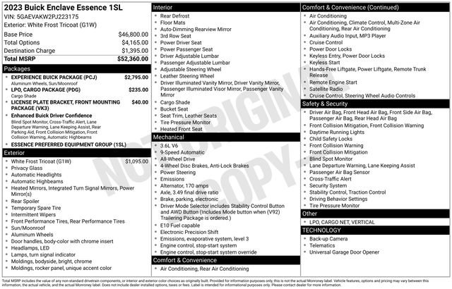 Used 2023 Buick Enclave Essence w/ Experience Buick Package image 40