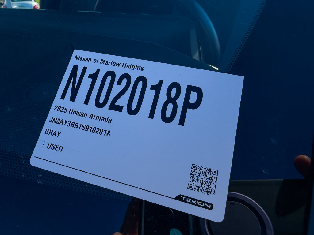 Certified 2025 Nissan Armada SL w/ Captain's Chari Seat Package AWD/4WD image 23