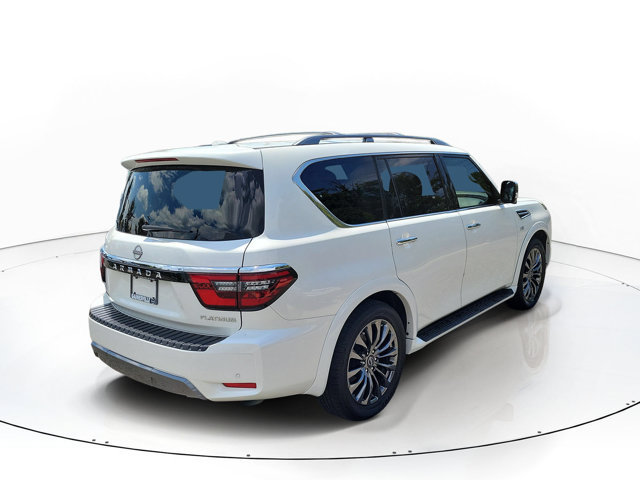 Used 2021 Nissan Armada Platinum w/ Captain's Chairs Package RWD image 2