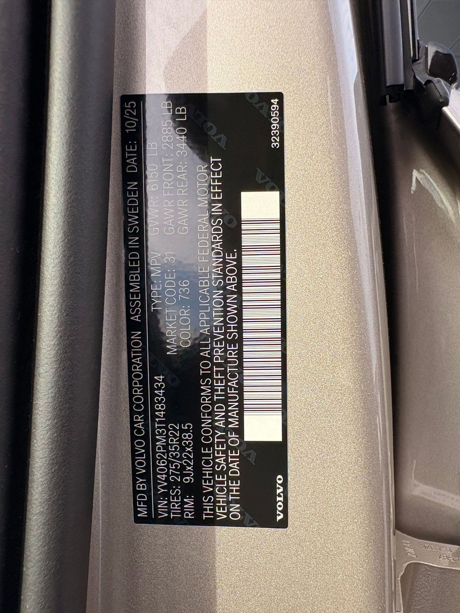 New 2026 Volvo XC90 B6 Ultra w/ Lounge Package image 21