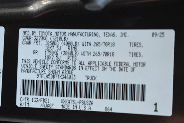 New 2026 Toyota Tundra SR5 image 15