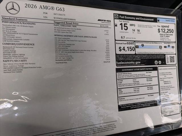 New 2026 Mercedes-Benz G 63 AMG 4MATIC image 18