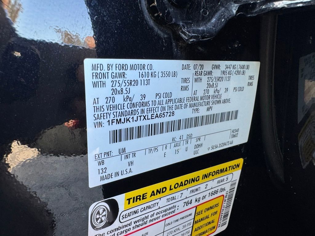 Used 2020 Ford Expedition Max XLT w/ Equipment Group 202A image 35