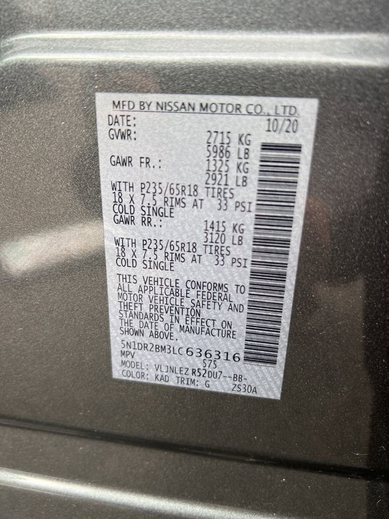 Used 2020 Nissan Pathfinder SV image 29