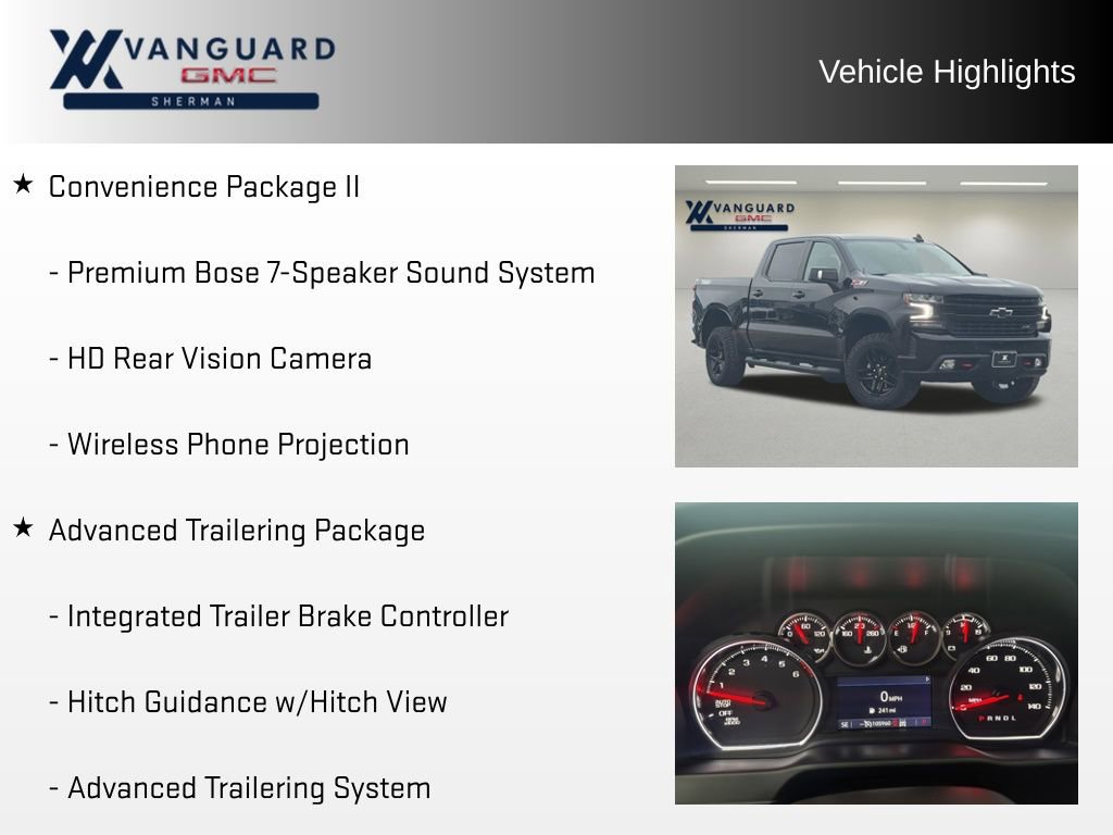 Used 2021 Chevrolet Silverado 1500 LT Trail Boss w/ Convenience Package II AWD/4WD image 11