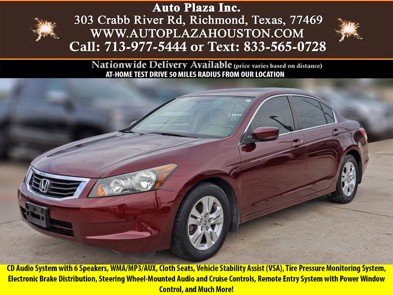 Used 2010 Honda Accord LX-P