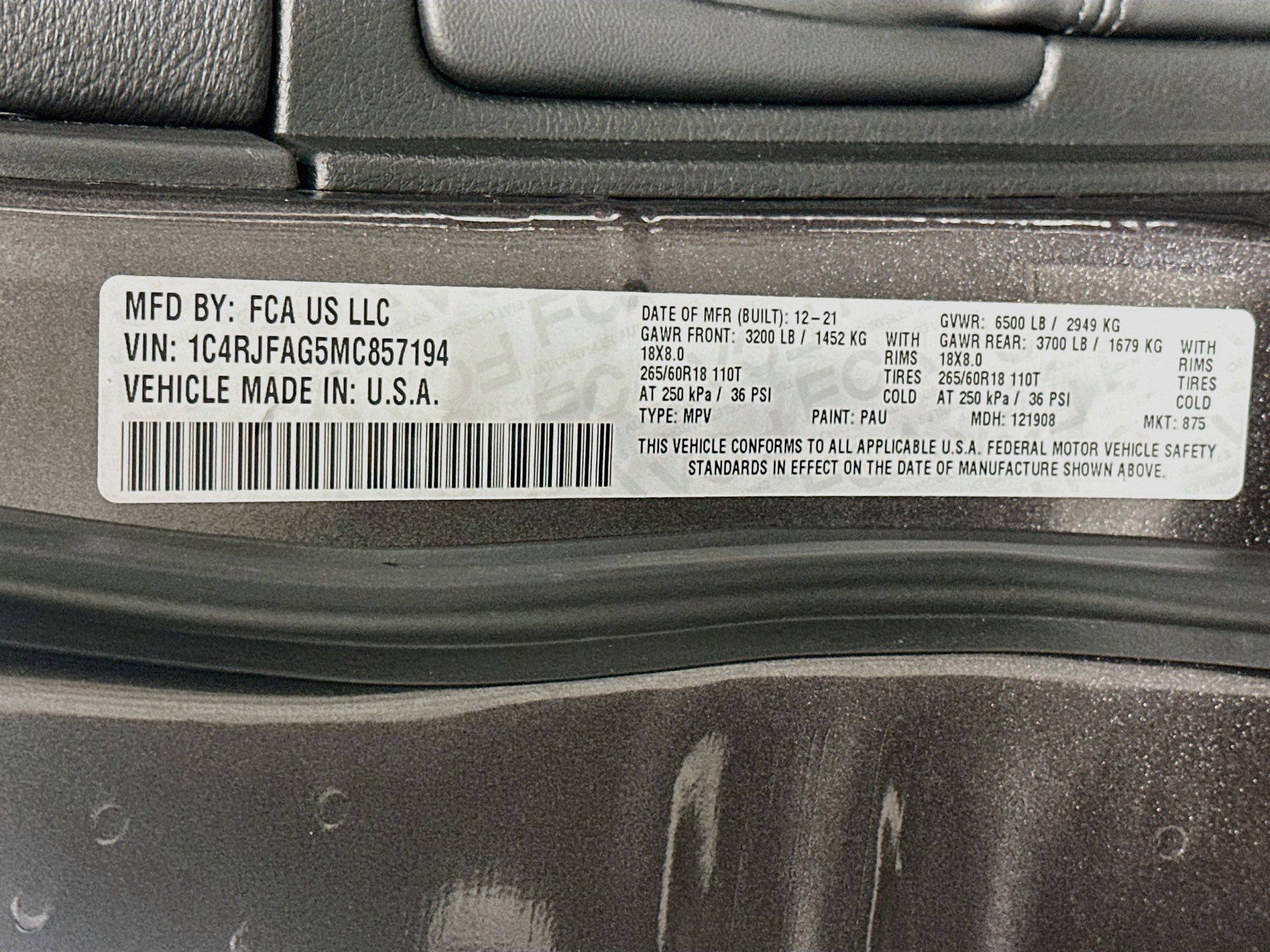 Used 2021 Jeep Grand Cherokee Laredo AWD/4WD image 12