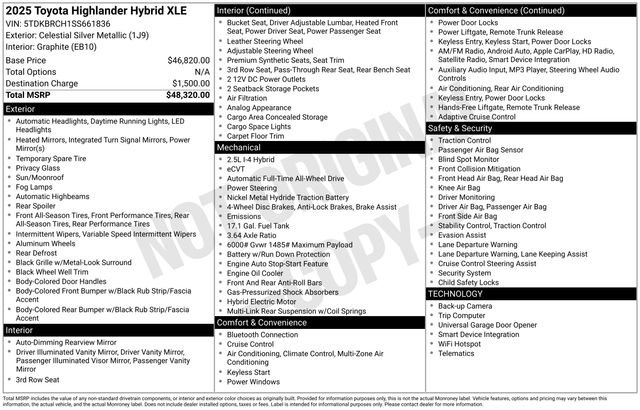 Used 2025 Toyota Highlander XLE image 29