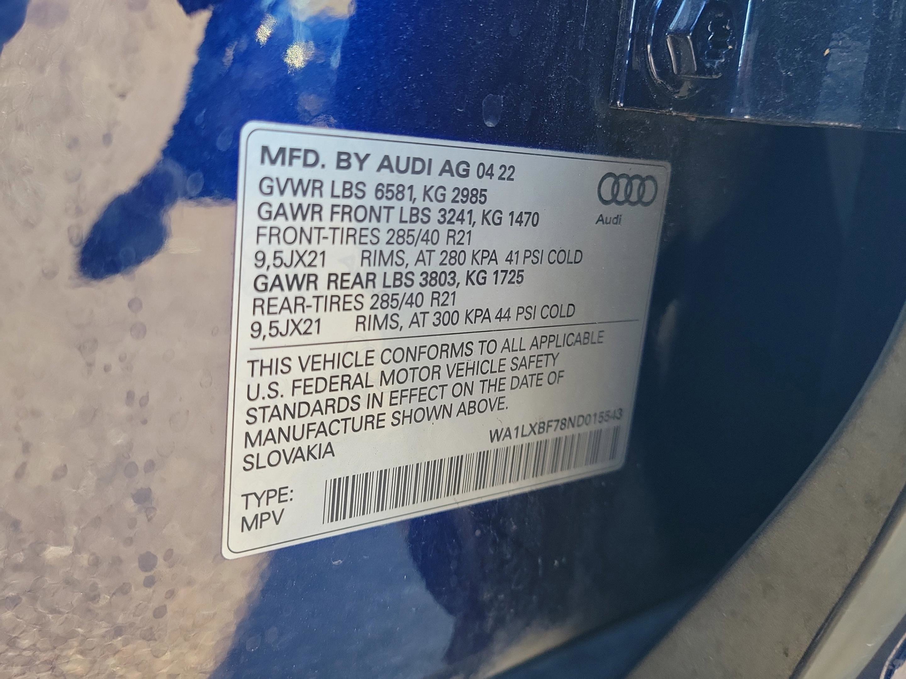 Used 2022 Audi Q7 Premium Plus w/ Premium Plus Package image 9