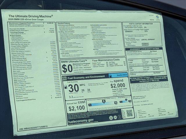 New 2026 BMW 228i xDrive w/ Technology Package AWD/4WD image 18