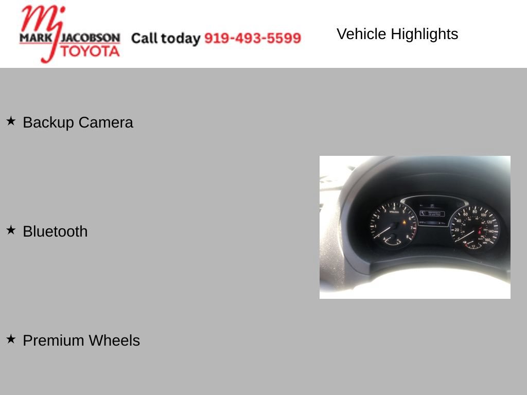 Used 2016 Nissan Altima 2.5 SR w/ LED Appearance Package FWD image 2