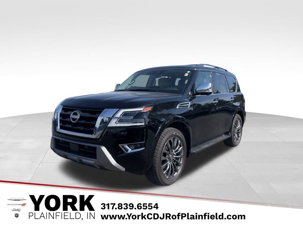 Used 2023 Nissan Armada Platinum w/ Captain's Chairs Package