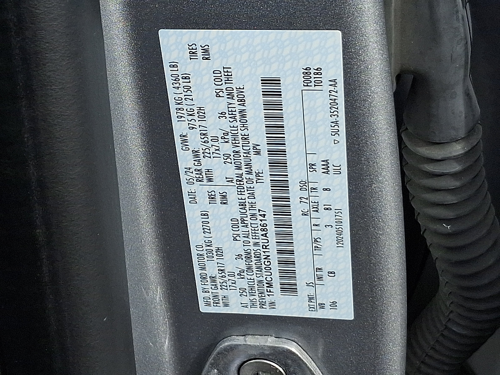 Used 2024 Ford Escape Active FWD image 27