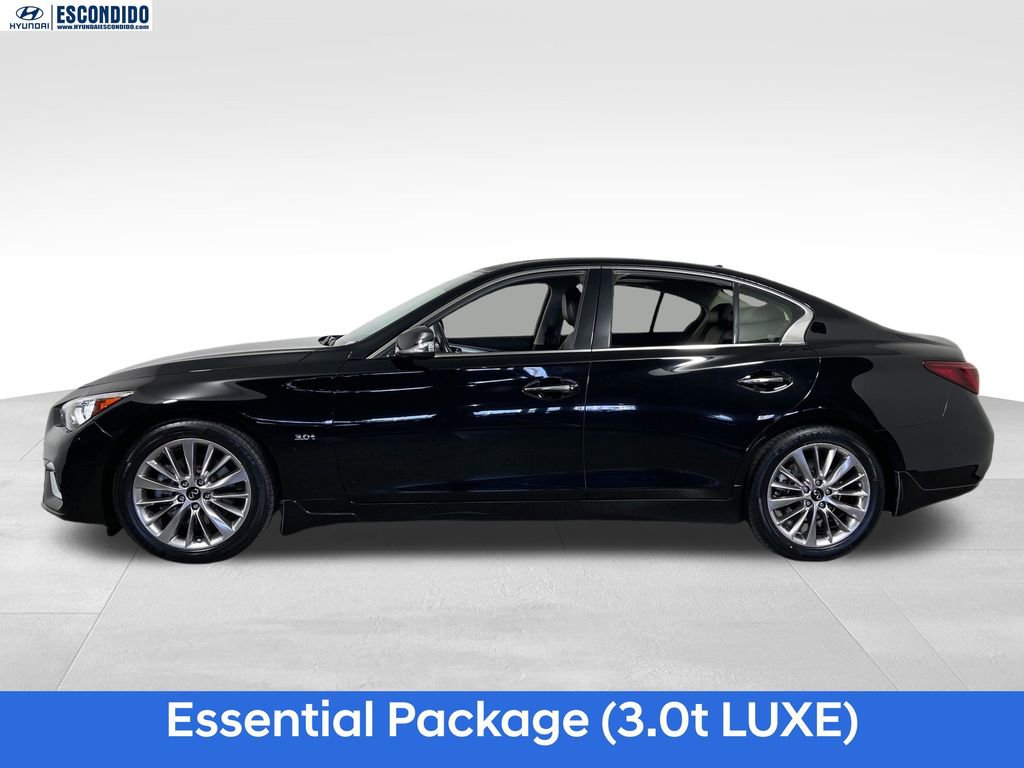 Used 2019 INFINITI Q50 Luxe w/ Essential Package (3.0T Luxe) image 2