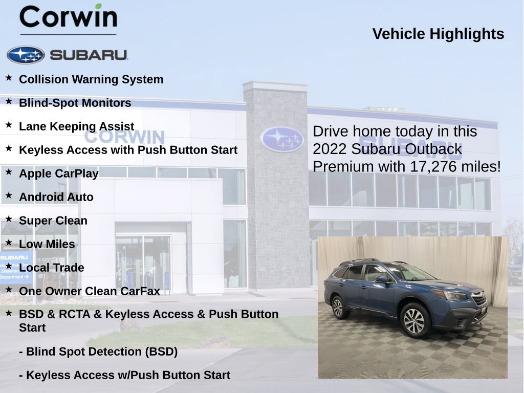 Certified 2022 Subaru Outback Premium image 6