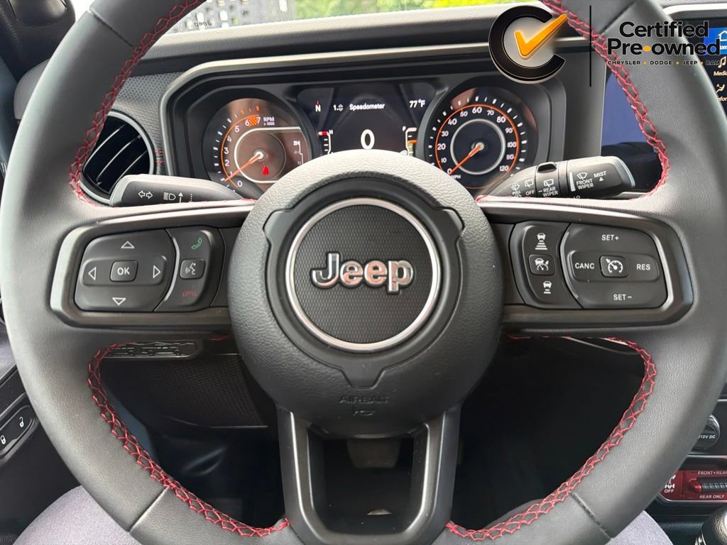 Certified 2024 Jeep Wrangler Unlimited Rubicon w/ XTREMEE 35" Tire Package AWD/4WD image 69
