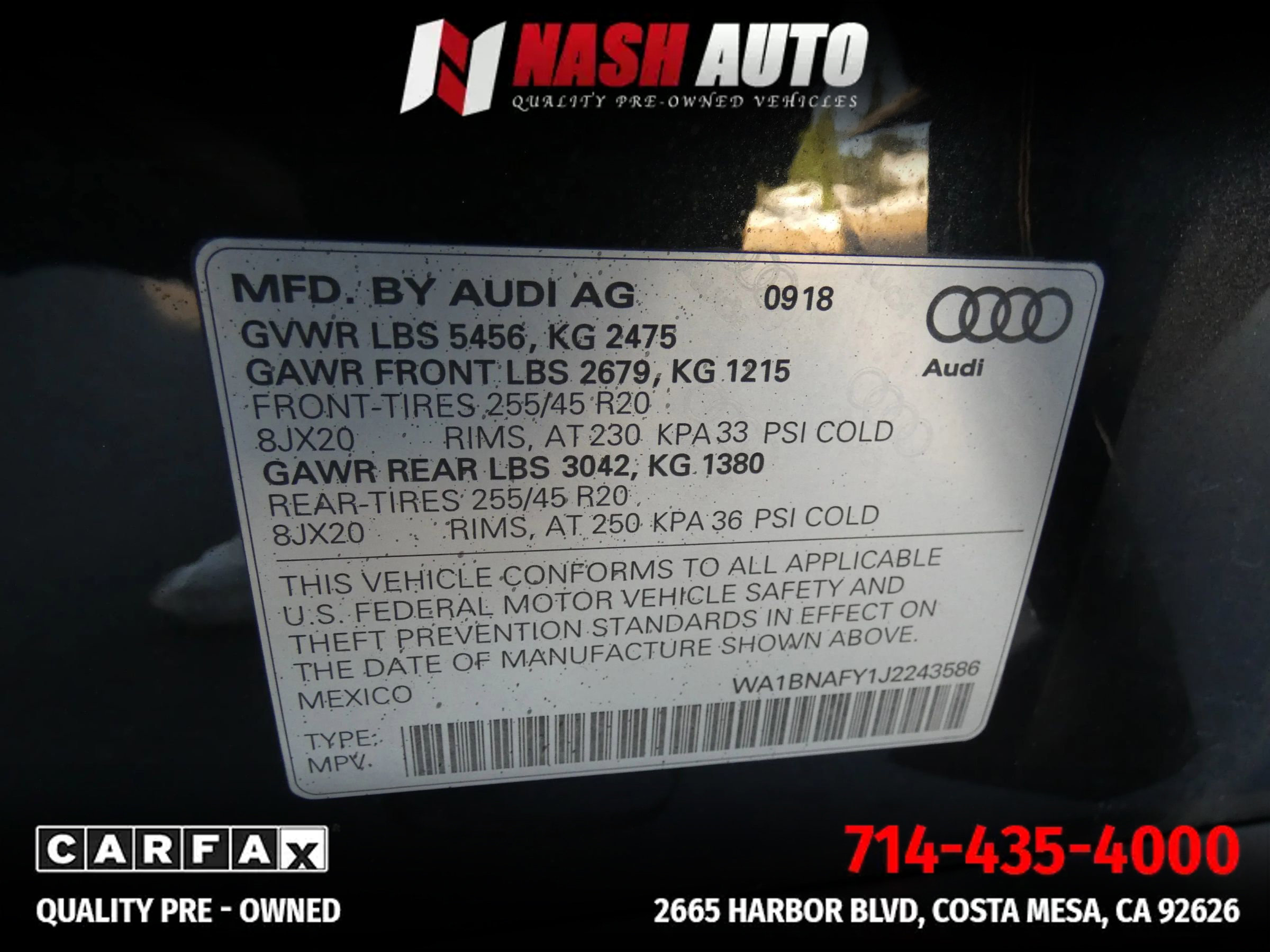 Used 2018 Audi Q5 2.0T Premium Plus w/ Premium Plus Package image 66
