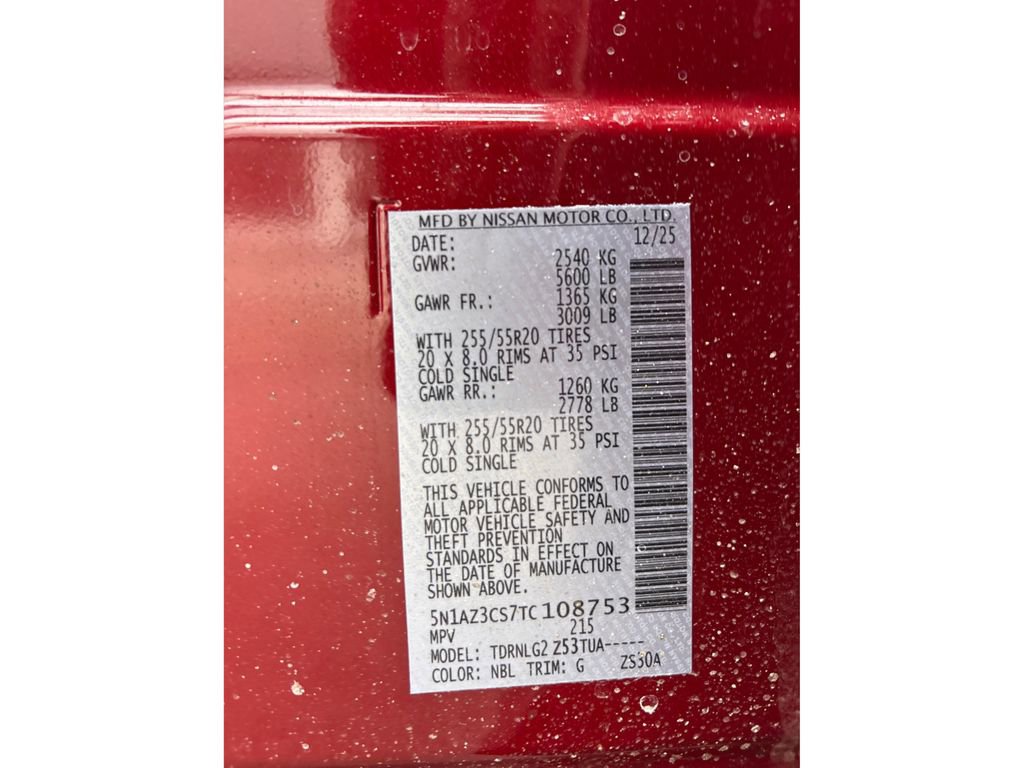 New 2026 Nissan Murano SL image 12